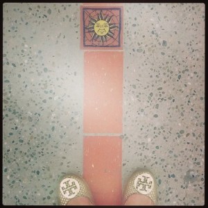 Standing on the equator - the real one