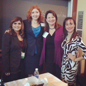 With other speakers at our alma mater Harvard Law School