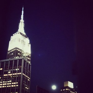 View from my suite at the Eventi Hotel. #empirestateofmind