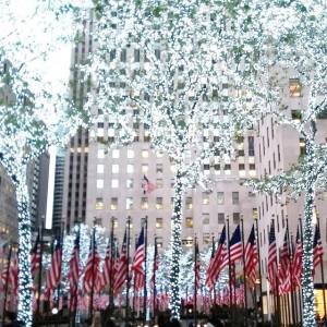 Veteran's Day meets pre Christmas at Rockefeller Center NYC