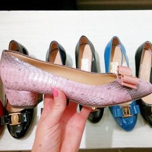 Midtown means Saks, which means 10022 Shoe, which means Ferragamo #sweetandchic