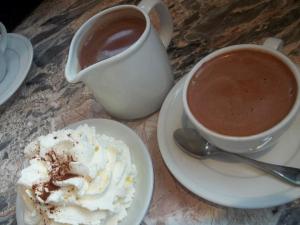 Hot chocolate at Capogiro Gelato Artisans