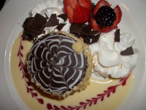 Presentation of the original Boston Cream Pie