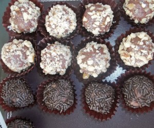 At a previous Miami Chocolate Festival: brigadeiros (Brazilian truffles) by Samba Gourmet