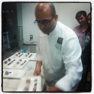 At our private tasting with Chef Santosh at Co.Co.Sala last year in DC