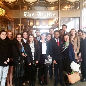 Students and me with dear friend Shaun Rajah of The Drake Hotel on our day about The Business of Hospitality: Every Detail Counts