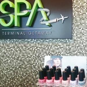 Ready for takeoff, after a stop at the airport spa