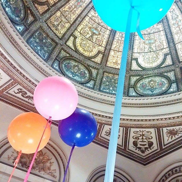 Let there be balloons: festive Dose Market at the Chicago Cultural Center