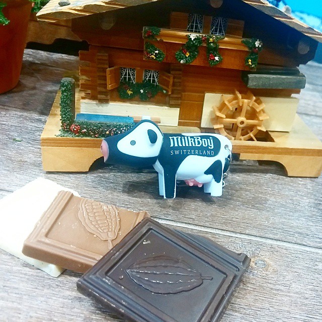 Classic and delicious Swiss Chocolate from new Milkboy Chocolate, also fair trade, with the white chocolate vanilla bean as a particular standout