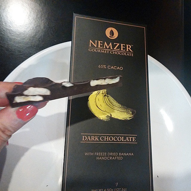 Chocolate and banana bar