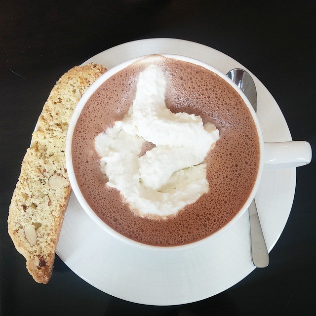 Spicy hot chocolate at Cocoa + Co. #aztecrevivalism