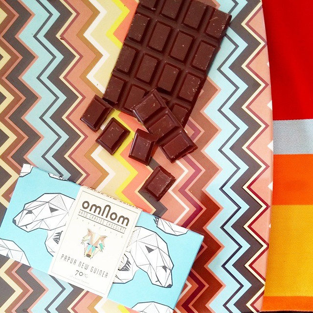 Look what came home with me from Cocoa and Co.: Omnom Chocolate