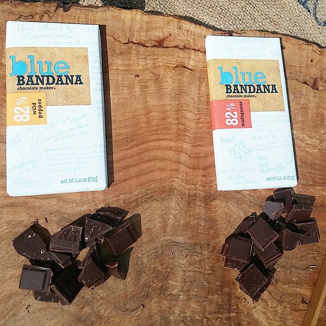 Blue Bandana craft chocolate, part of Lake Champlain Chocolate