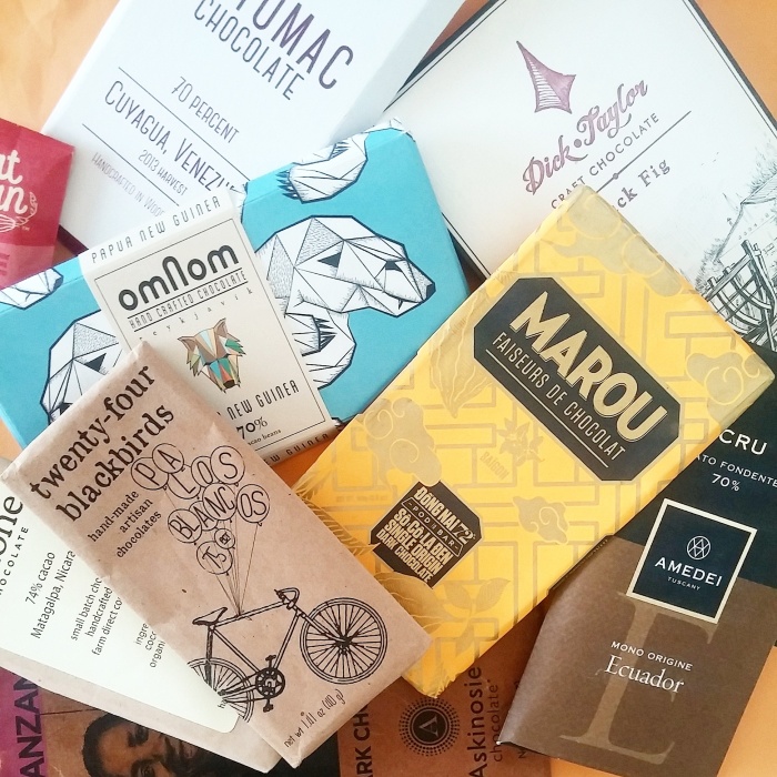 A small sample of the wide array of ethical chocolate