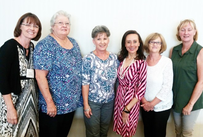 3rd from right after speaking in Springfield Illinois