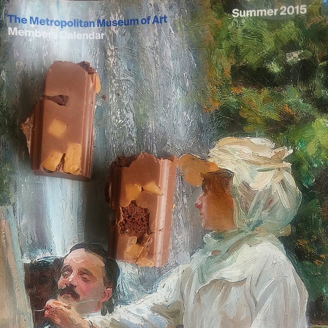 Enjoyed a bite or two of new in-development Dutch brand Johnny Doodle Chocolate, which a Dutch executive brought to the Fancy Food Show for me, while planning my visit to the Metropolitan Museum of Art