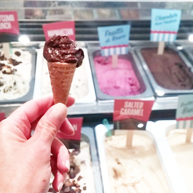 Loved the vegan chocolate gelato and more by star chef Nancy at Nancy's Fancy