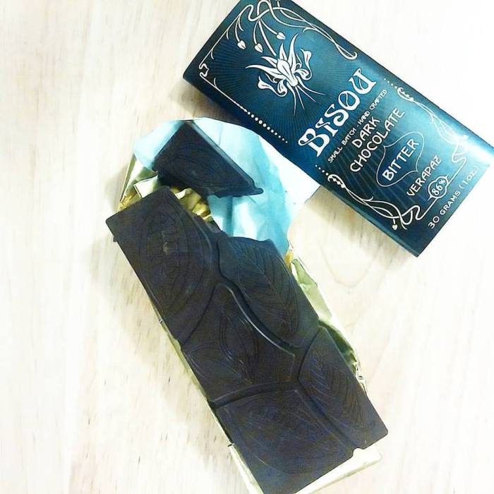 Chocolate all day, chocolate all night: loved sampling Bisou Chocolate at dinner.